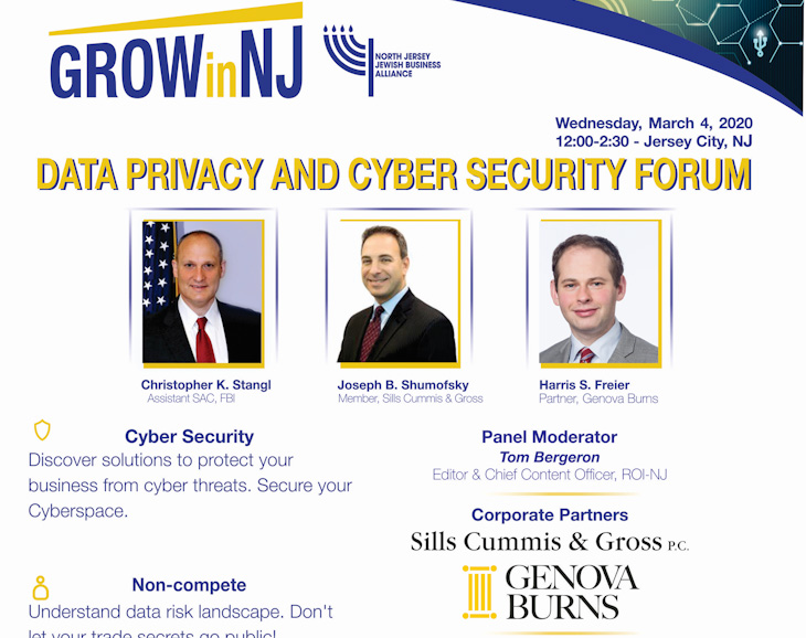 Harris Freier to Present on Cyber Security at North Jersey Jewish Business Alliance Forum