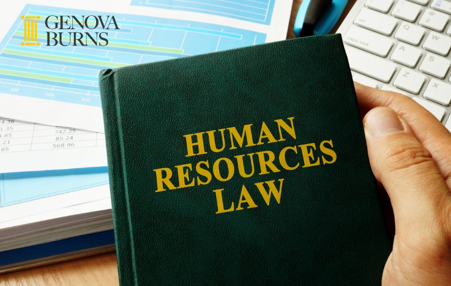 Book with title human resources law