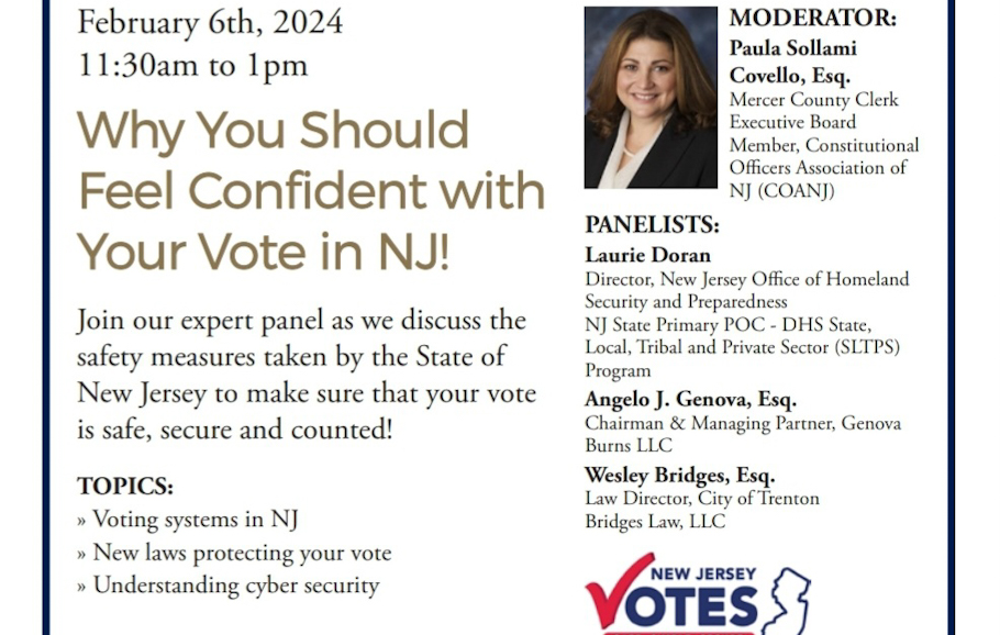 Why You Should Feel Confident With Your Vote In NJ Flyer
