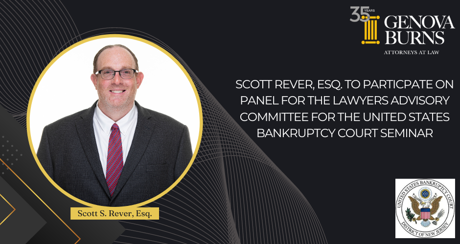 Scott Rever Lawyer Advisory Committee for the United States Bankruptcy Court Seminar Flyer