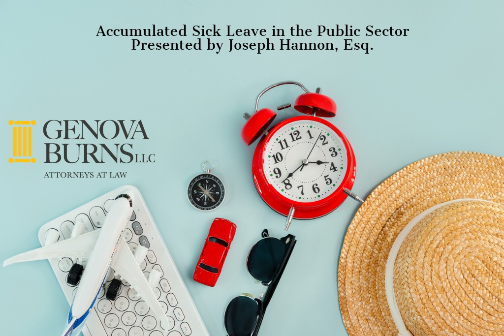Joseph Hannon to Present Accumulated Sick Leave in the Public Sector