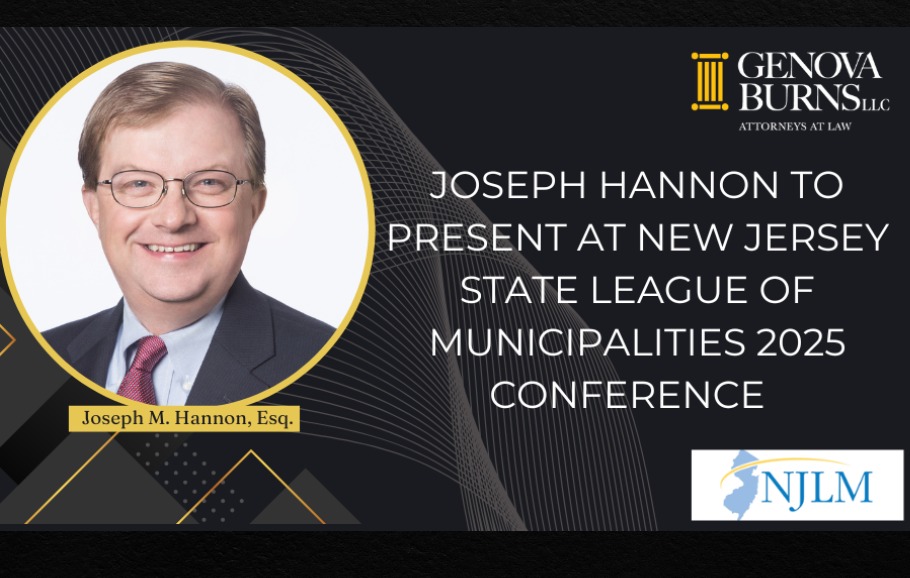 New Jersey State League of Municipalities Flyer Featuring Joseph Hannon, Esq.