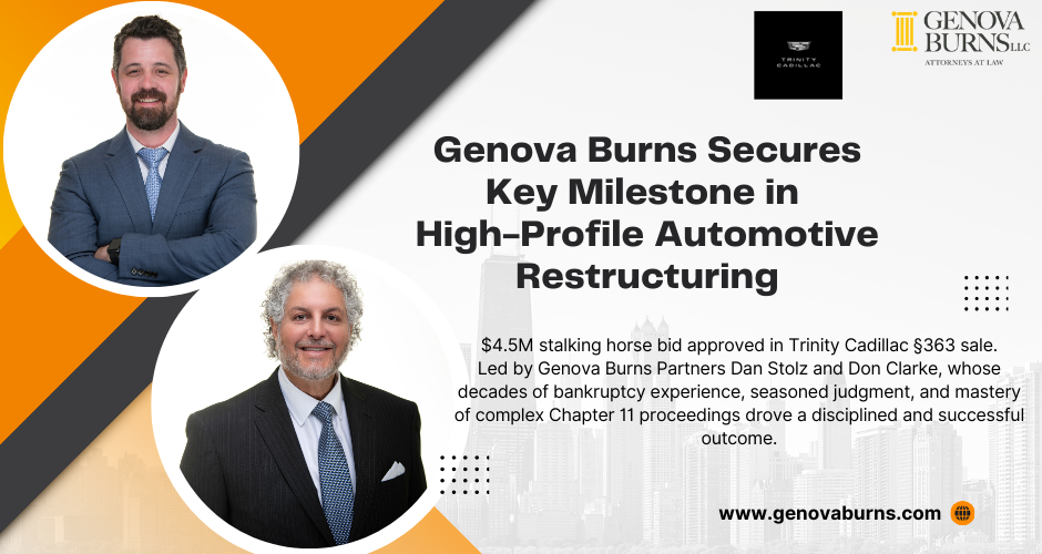 Genova Burns Bankruptcy Practice Unlocks Value Through Strategic Restructuring