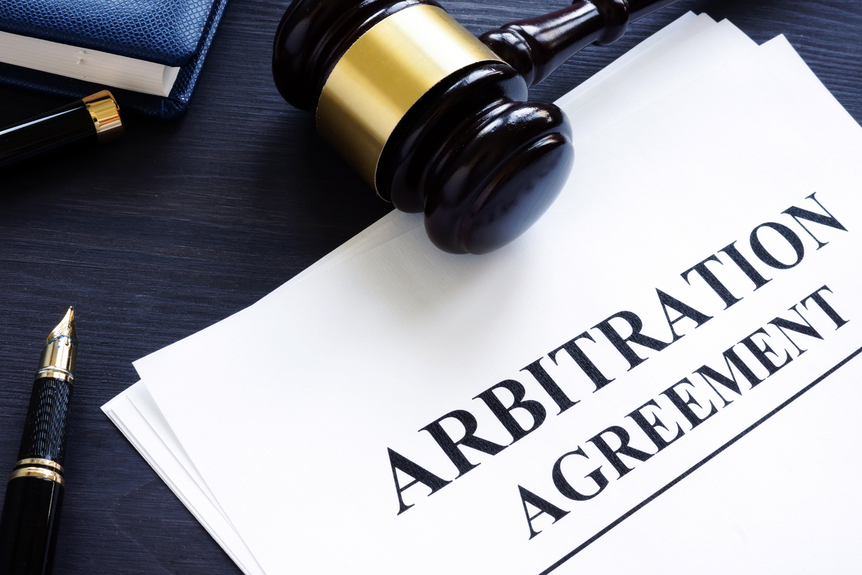 Arbitration Agreement and gavel
