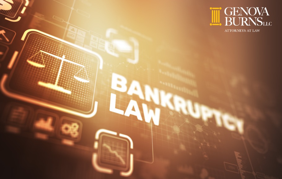 Bankruptcy law concept