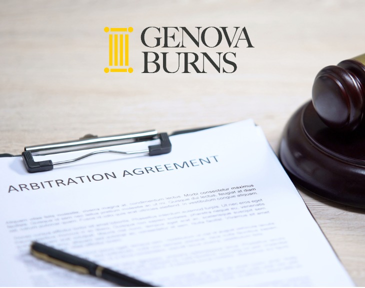 Arbitration agreement and gavel
